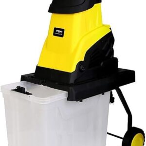 KLYDBMYT Broyeur de végétaux 2500 W, bac de ramassage de 45 L, capacité de Coupe maximale de 40 mm, broyeur et déchiqueteur de Jardin, câble électrique de 30 m, pour pelouse et Jardin. KLYDBMYT Broyeur de végétaux 2500 W, bac de ramassage de 45 L, capacité de Coupe maximale de 40 mm, broyeur et déchiqueteur de Jardin, câble électrique de 30 m, pour pelouse et Jardin.