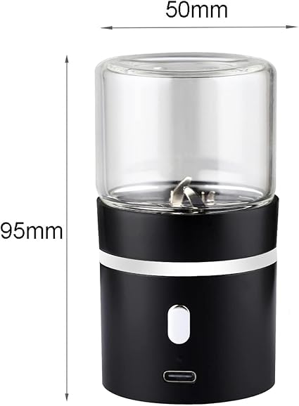 AiTURE Mini broyeur électrique amélioré 400 mAh avec pot de 50 ml, facile à transporter (broyeur) Automatique, Acier inoxydable, Argenté 11 AiTURE Mini broyeur électrique amélioré 400 mAh avec pot de 50 ml, facile à transporter (broyeur) Automatique, Acier inoxydable, Argenté