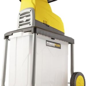 Powerplus Broyeur de Végétaux Électrique POWXG6462-2800 W, Max. Ø45 mm, Poussoir, Roues et Sac de Ramassage de 60 l Inclus Powerplus Broyeur de Végétaux Électrique POWXG6462-2800 W, Max. Ø45 mm, Poussoir, Roues et Sac de Ramassage de 60 l Inclus
