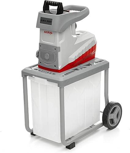 IKRA broyeur silencieux électrique ILWH 3000, diamètre de la branche 45mm, moteur puissant de 3000W 3 IKRA broyeur silencieux électrique ILWH 3000, diamètre de la branche 45mm, moteur puissant de 3000W