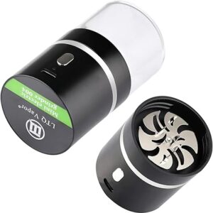AiTURE Mini broyeur électrique amélioré 400 mAh avec pot de 50 ml, facile à transporter (broyeur) Automatique, Acier inoxydable, Argenté AiTURE Mini broyeur électrique amélioré 400 mAh avec pot de 50 ml, facile à transporter (broyeur) Automatique, Acier inoxydable, Argenté