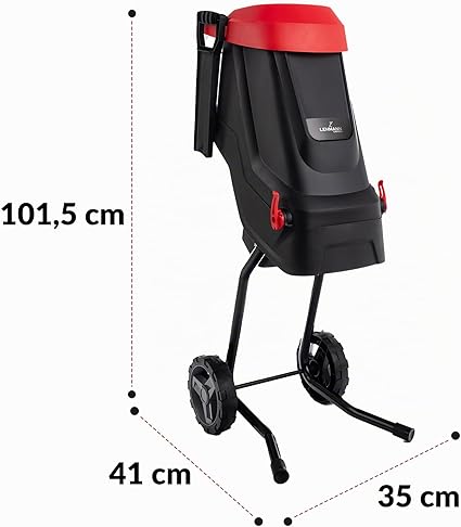 LEHMANN Broyeur de Végétaux Électrique, Épaisseur de Coupe jusqu’à 45 mm, Sac 45 L, Lame en Acier au Carbone SK5, Silencieux, Kit d’Accessoires de Jardin – Sécateur et Lunettes de Protection 7 LEHMANN Broyeur de Végétaux Électrique, Épaisseur de Coupe jusqu'à 45 mm, Sac 45 L, Lame en Acier au Carbone SK5, Silencieux, Kit d'Accessoires de Jardin – Sécateur et Lunettes de Protection