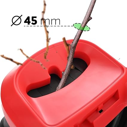 LEHMANN Broyeur de Végétaux Électrique, Épaisseur de Coupe jusqu’à 45 mm, Sac 45 L, Lame en Acier au Carbone SK5, Silencieux, Kit d’Accessoires de Jardin – Sécateur et Lunettes de Protection 11 LEHMANN Broyeur de Végétaux Électrique, Épaisseur de Coupe jusqu'à 45 mm, Sac 45 L, Lame en Acier au Carbone SK5, Silencieux, Kit d'Accessoires de Jardin – Sécateur et Lunettes de Protection
