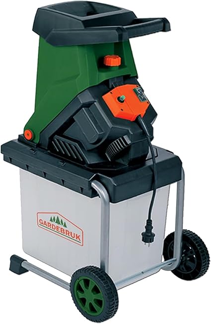 Gardebruk® Broyeur de végétaux et Branches Couteaux 3100W électrique Branches 40mm bac 50L broyeur de Jardin déchiqueteur Bois 3 Gardebruk® Broyeur de végétaux et Branches Couteaux 3100W électrique Branches 40mm bac 50L broyeur de Jardin déchiqueteur Bois