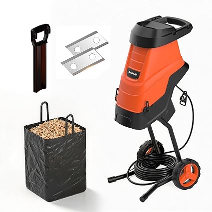 MAXLANDER Broyeur de jardin électrique 2600 W avec bac de récupération de 45 l, max. 45 mm d’épaisseur des branches, compostage et nettoyage du jardin, rapport de broyage 15:1 3 MAXLANDER Broyeur de jardin électrique 2600 W avec bac de récupération de 45 l, max. 45 mm d'épaisseur des branches, compostage et nettoyage du jardin, rapport de broyage 15:1