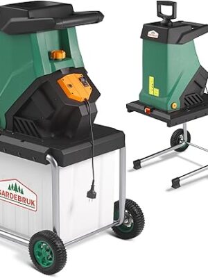 Gardebruk® Broyeur de végétaux et Branches Couteaux 3100W électrique Branches 40mm bac 50L broyeur de Jardin déchiqueteur Bois Gardebruk® Broyeur de végétaux et Branches Couteaux 3100W électrique Branches 40mm bac 50L broyeur de Jardin déchiqueteur Bois
