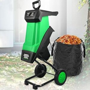 NGARY Electric Plant Crusher, Portable Plant Crusher 2400W with 50L Waste Bag, Max Cutting Diameter 39mm and Vacuum Speed 4500RPM, for Lawn and Garden. NGARY Electric Plant Crusher, Portable Plant Crusher 2400W with 50L Waste Bag, Max Cutting Diameter 39mm and Vacuum Speed 4500RPM, for Lawn and Garden.