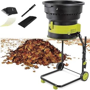Bladeless Leaf Crusher,Electric Leaf Crusher,2500W Electric Garden Grinder,for 17:1 Reduction Ratio,Large Funnel Opening,10mpowercord Bladeless Leaf Crusher,Electric Leaf Crusher,2500W Electric Garden Grinder,for 17:1 Reduction Ratio,Large Funnel Opening,10mpowercord