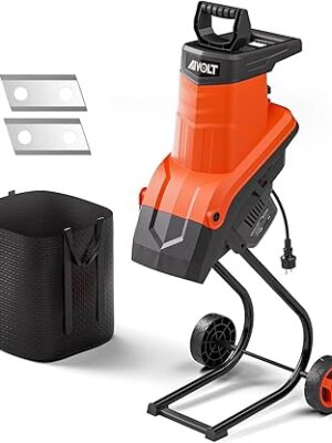 AIVOLT Broyeur Vegetaux et Branches Électrique 2500W Broyeur Biologique Électrique avec Sac de Collecte 50L pour Coupe de Branches Diamètre 45mm AIVOLT Broyeur Vegetaux et Branches Électrique 2500W Broyeur Biologique Électrique avec Sac de Collecte 50L pour Coupe de Branches Diamètre 45mm