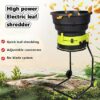 Broyeur De Feuilles électrique Filaire, Broyeur De Jardin Portable 2500 W Avec Roues, Broyeurs Et Déchiqueteurs 8000 Tr/Min Avec Sac De Collecte, Diamètre De L’entonnoir 54 Cm,noPowercord 25 Broyeur De Feuilles électrique Filaire, Broyeur De Jardin Portable 2500 W Avec Roues, Broyeurs Et Déchiqueteurs 8000 Tr/Min Avec Sac De Collecte, Diamètre De L'entonnoir 54 Cm,noPowercord