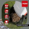 IKRA broyeur de végétaux électrique IMH 2500, Lunettes de sécurité, Sac de récupération, INCL. 2X Lames réversibles de Rechange 21 IKRA broyeur de végétaux électrique IMH 2500, Lunettes de sécurité, Sac de récupération, INCL. 2X Lames réversibles de Rechange