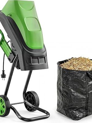 Outsunny Broyeur de Végétaux Électrique 2500 W, Sac de Collecte 45L, 4300 tr/min, 2 Lames en Acier, Poussoir, Roues, Broyeur de Branches pour Coupe de Branches 44mm, Vert Outsunny Broyeur de Végétaux Électrique 2500 W, Sac de Collecte 45L, 4300 tr/min, 2 Lames en Acier, Poussoir, Roues, Broyeur de Branches pour Coupe de Branches 44mm, Vert