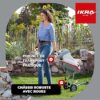 Ikra Broyeur de végétaux électrique IMH 2500, Sac de récupération de 45L inclus, 2.500W, Lames réversibles Gris/Rouge 19 Ikra Broyeur de végétaux électrique IMH 2500, Sac de récupération de 45L inclus, 2.500W, Lames réversibles Gris/Rouge
