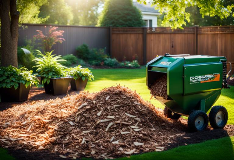 Branches et feuilles broyées pour enrichir le sol