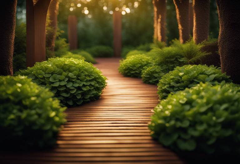 Copeaux de bois prêts pour un chemin de jardin