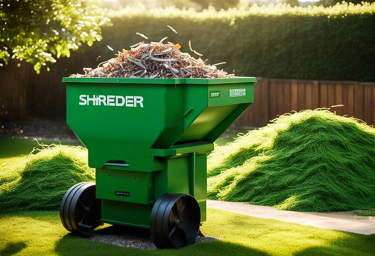 Broyeur de déchets verts pour un jardin écologique