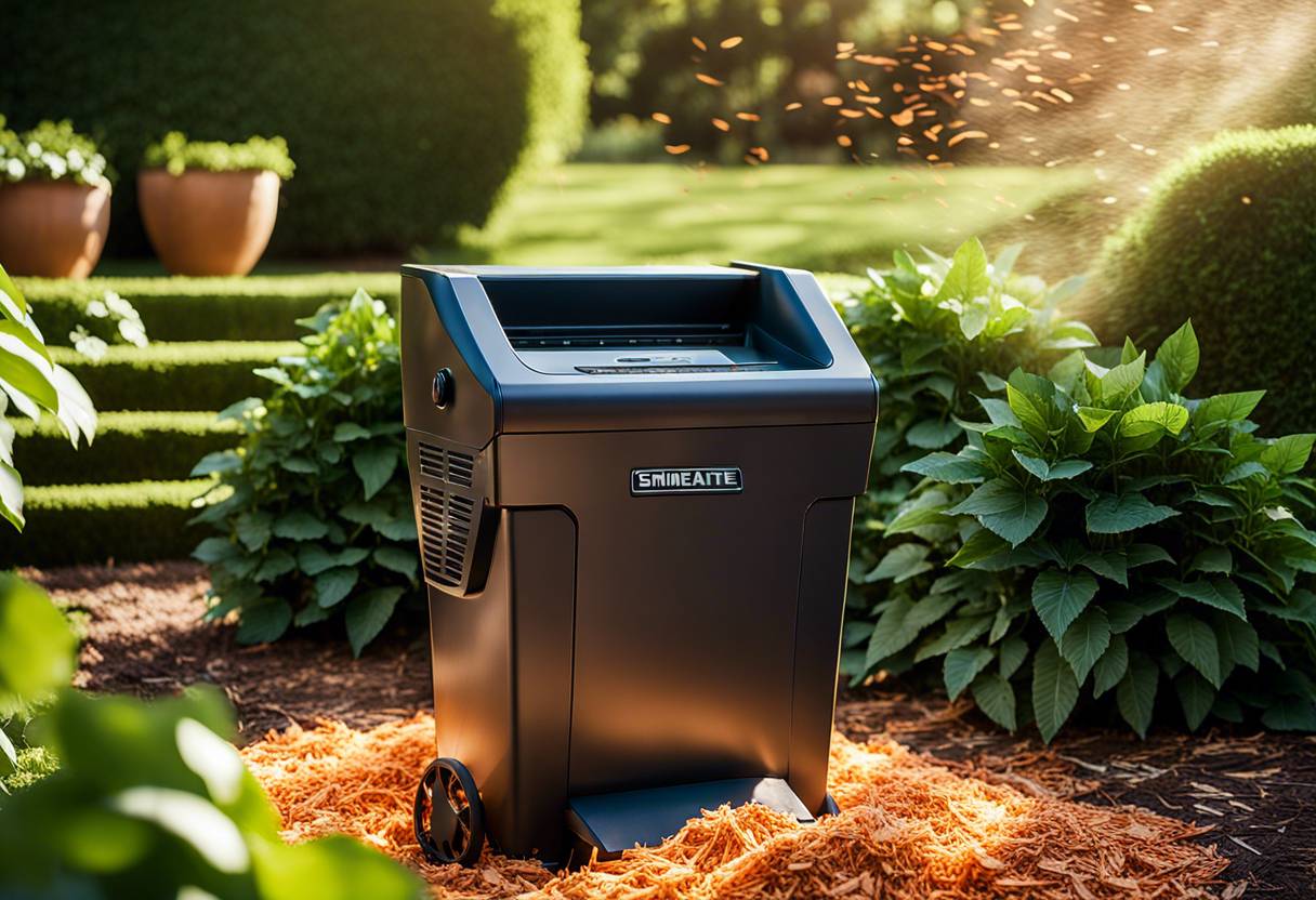 Broyage de déchets verts pour un jardin écolo