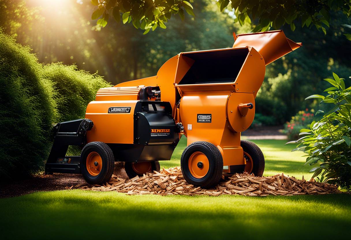 Branches épaisses broyées pour enrichir le compost