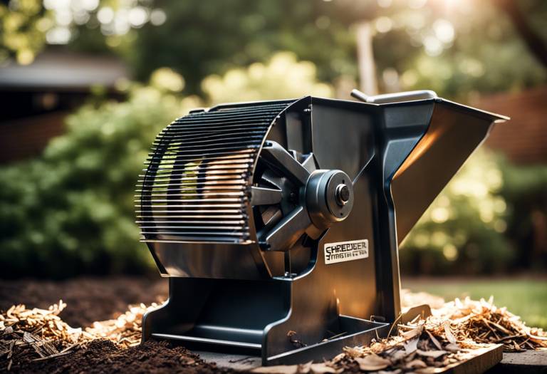 Broyeur de végétaux en fonctionnement bruit étrange