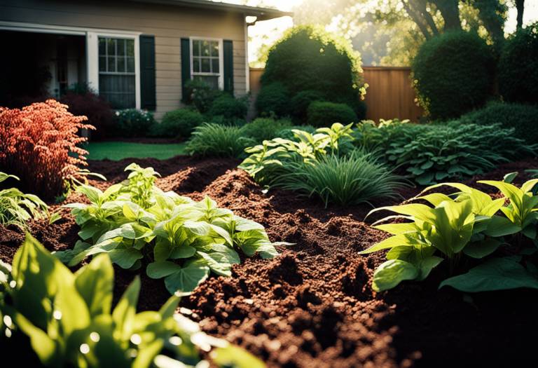 Paillage fait maison avec broyeur de végétaux