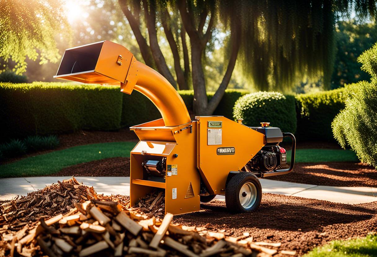 Broyeur efficace pour produire du paillis abondant
